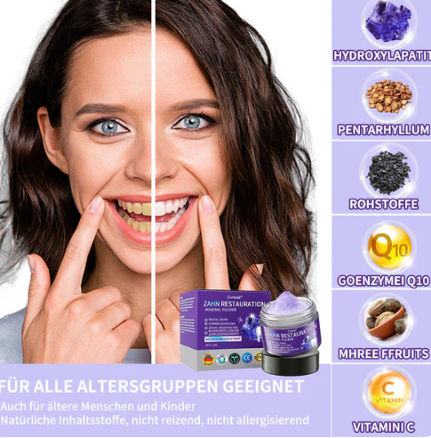 💜 Poudre de blanchiment des dents violette – Le secret de votre sourire blanc éclatant ! (s)