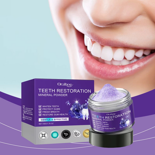 💜 Poudre de blanchiment des dents violette – Le secret de votre sourire blanc éclatant !